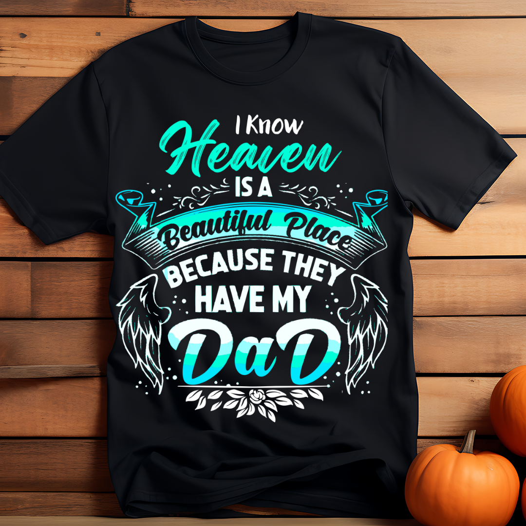 Unisex Classic Dad in Heaven T-Shirt
