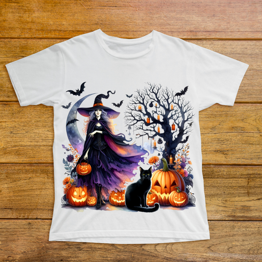 Girl's Happy Halloween T-Shirt