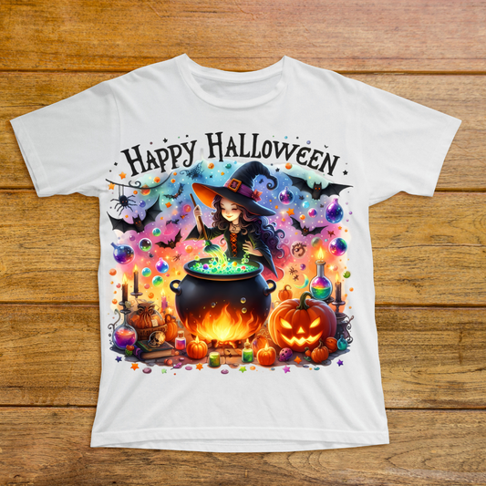 Girl's Happy Halloween T-Shirt