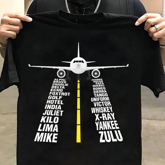Unisex Classic Aircraft Runway T-Shirt