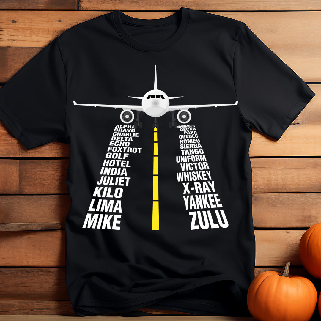 Unisex Classic Aircraft Runway T-Shirt