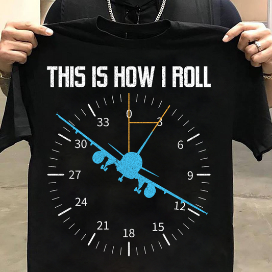 Unisex Classic Aircraft Rolling T-Shirt