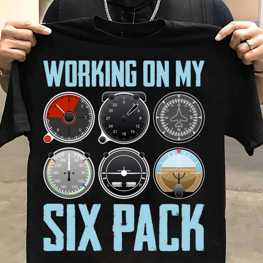 Unisex Classic Pilot's Six Pack T-Shirt