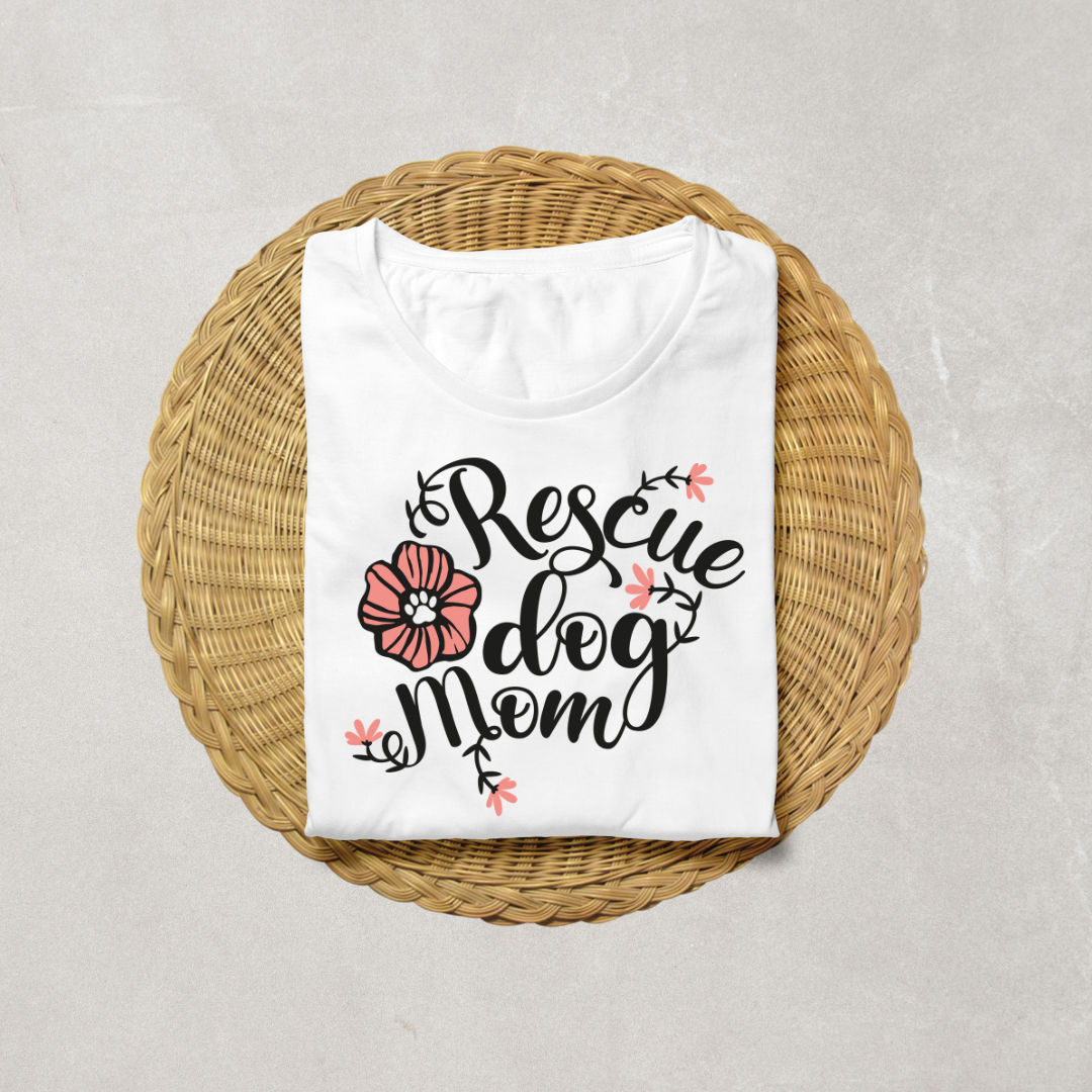 Unisex Classic Rescue Dog Mom T-Shirt